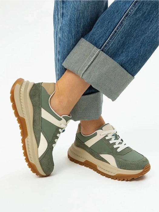 Женские кроссовки STROBBS хаки, артикул F7534-19