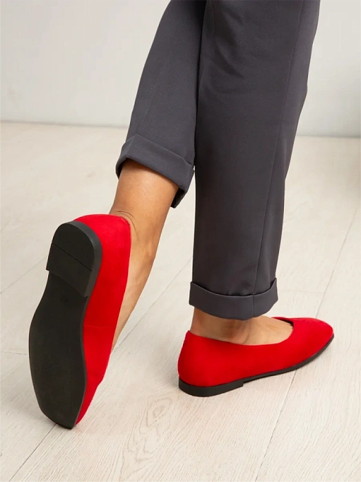 Женские туфли FEDERICA RODARI красные, артикул 43E-T1180-N65001-15