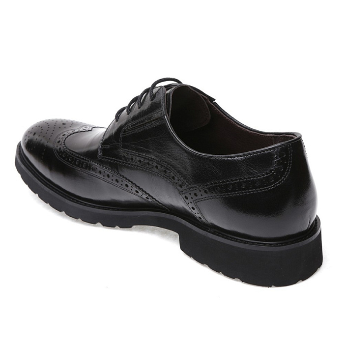 Мужские туфли basic BRUNO RENZONI  черные, артикул H382A-02B
