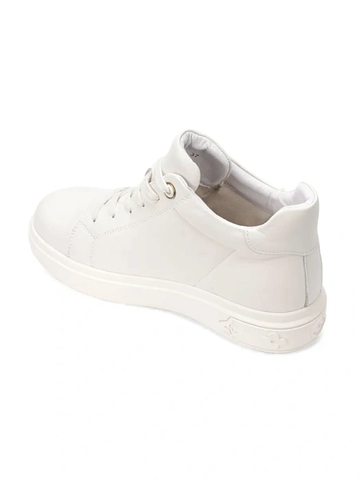 Женские ботинки basic FEDERICA RODARI белые, артикул 42E-317-94I