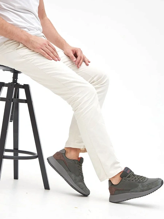 Мужские кроссовки STROBBS хаки, артикул C3480-19