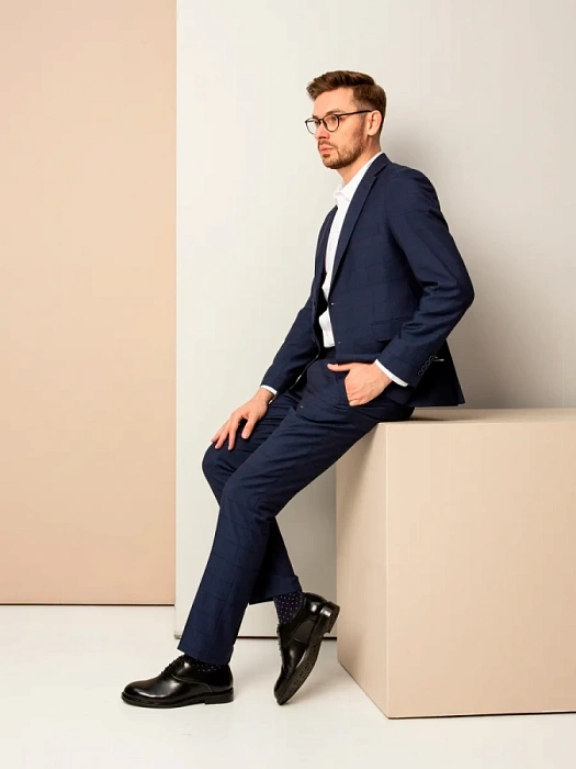 Мужские оксфорды BRUNO RENZONI  черные, артикул G288A-G32A-NP