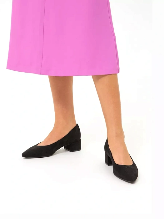 Женские туфли-лодочки MARCO TOZZI черные, артикул 2-22300-41-00B