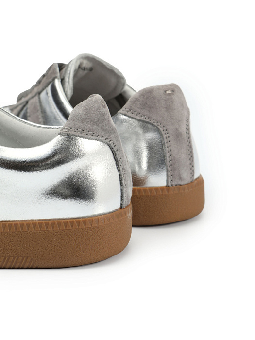 Женские кеды Donna Daniella  серебряные, артикул BXS25-BHLM1-002D