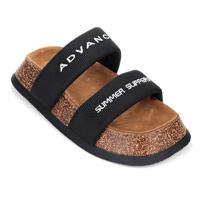 Женские сабо SOFIA-ALEXANDRA черные, артикул SA12704-WB/8