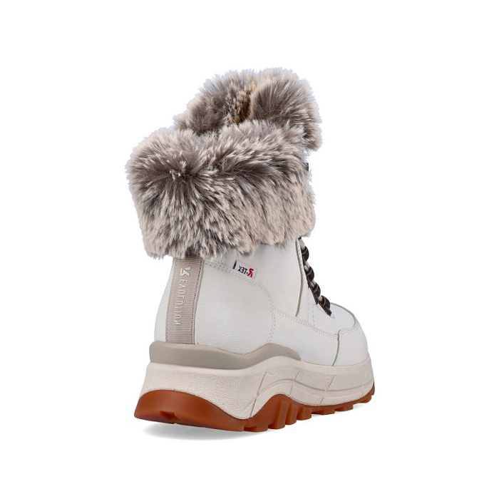 Женские ботинки basic RIEKER белые, артикул W0063-80