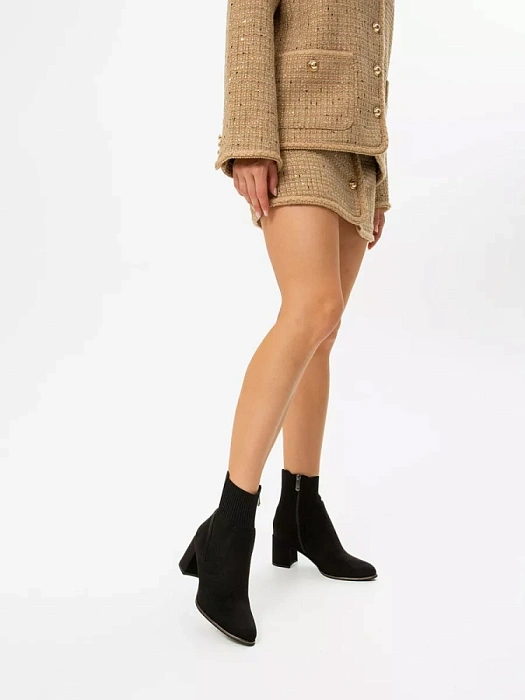 Женские ботильоны MARCO TOZZI черные, артикул 2-25392-41-001