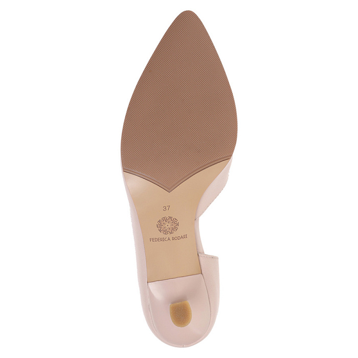 Женские туфли лодочки basic FEDERICA RODARI розовые, артикул 22EOB-D68-92A-1L