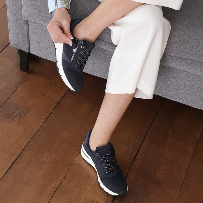 Женские кроссовки TAMARIS синие, артикул 1-1-23702-20-890