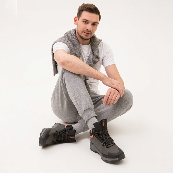 Мужские ботинки basic STROBBS серые, артикул C9335-19