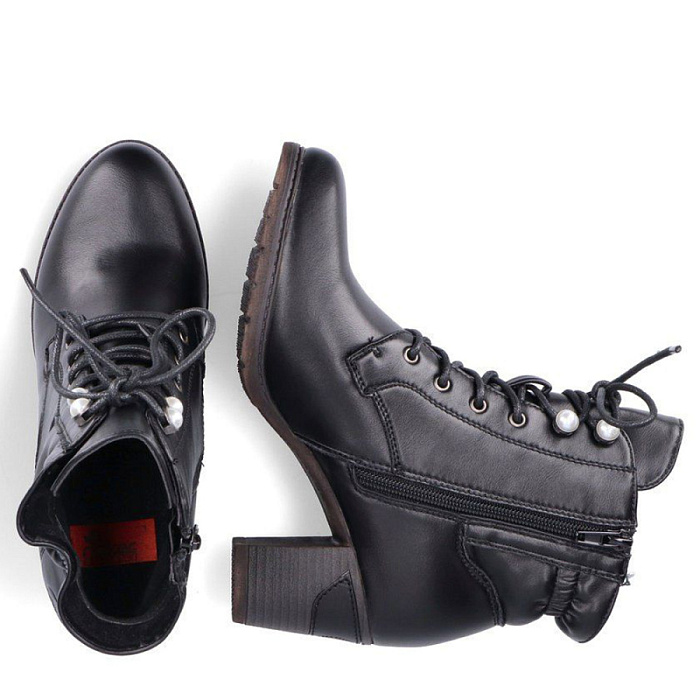 Женские ботинки basic RIEKER черные, артикул 96022-00