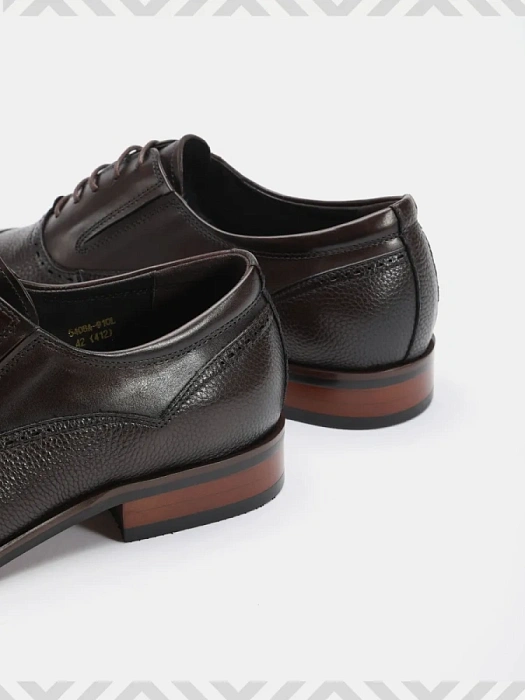 Мужские оксфорды BRUNO RENZONI  коричневые, артикул 5408A-910L