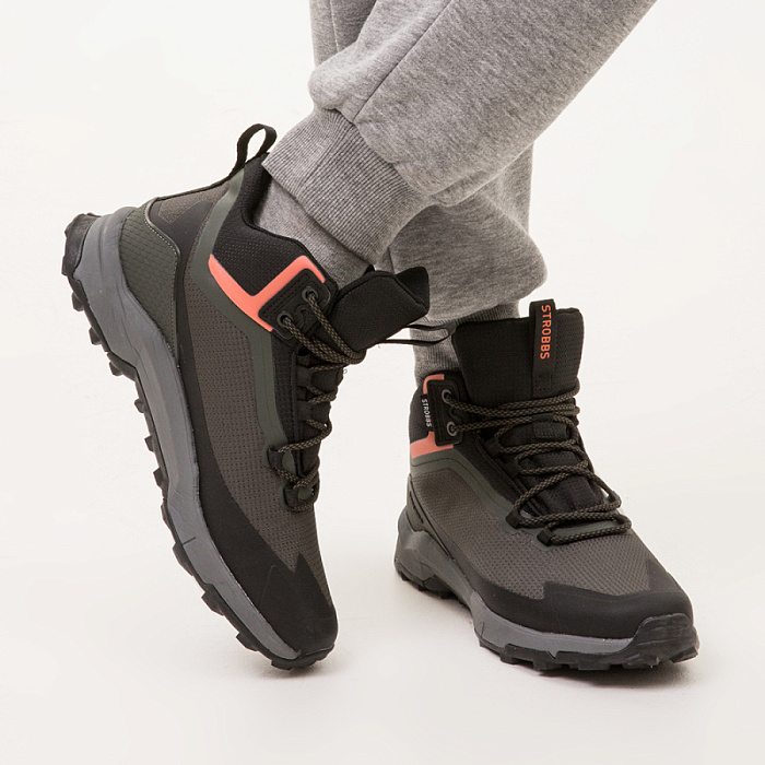 Мужские ботинки basic STROBBS серые, артикул C9335-19