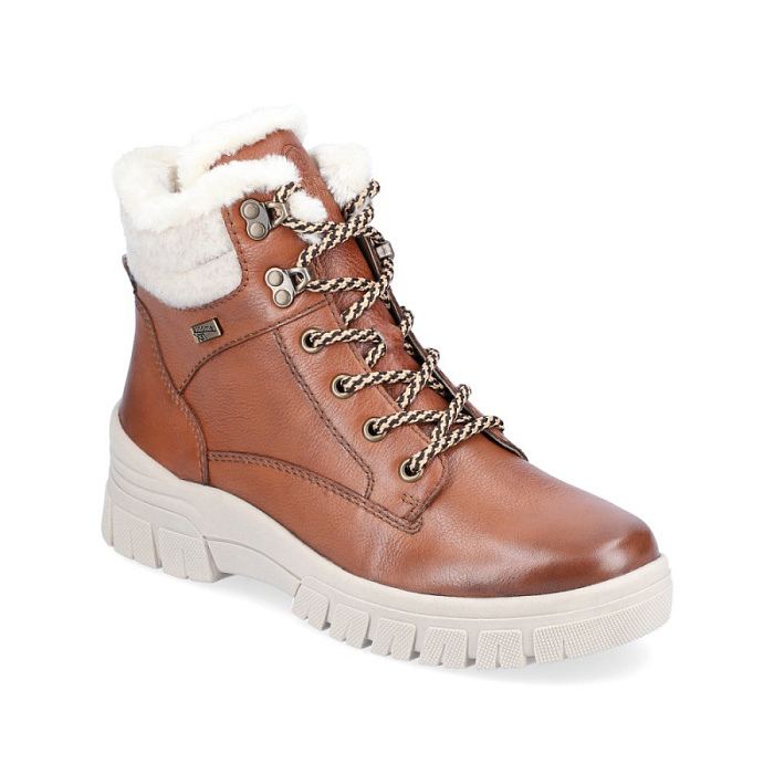 Женские ботинки basic REMONTE коричневые, артикул D0E71-24