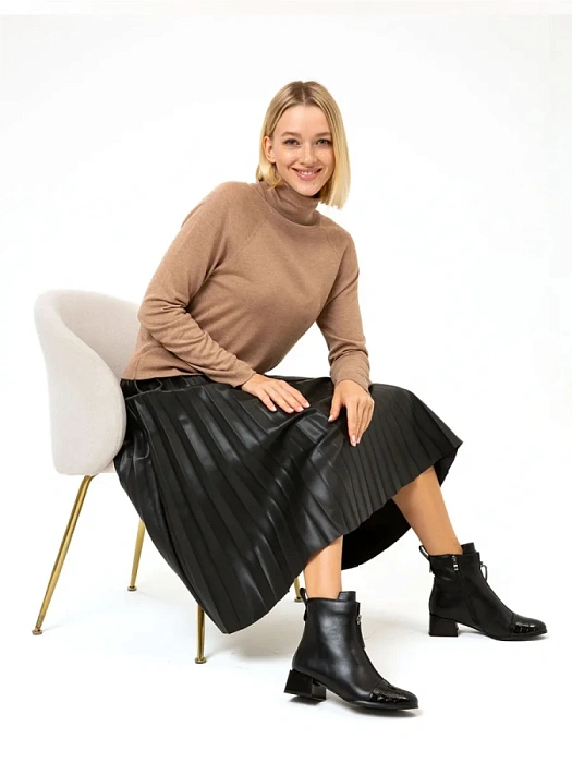 Женские ботинки FEDERICA RODARI черные, артикул 7E-3C864-6