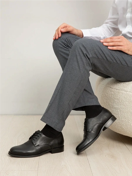 Мужские туфли BRUNO RENZONI  черные, артикул DF2265-101