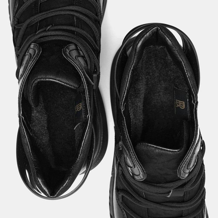 Мужские ботинки basic BRUNO RENZONI  черные, артикул BR15242-MN/10