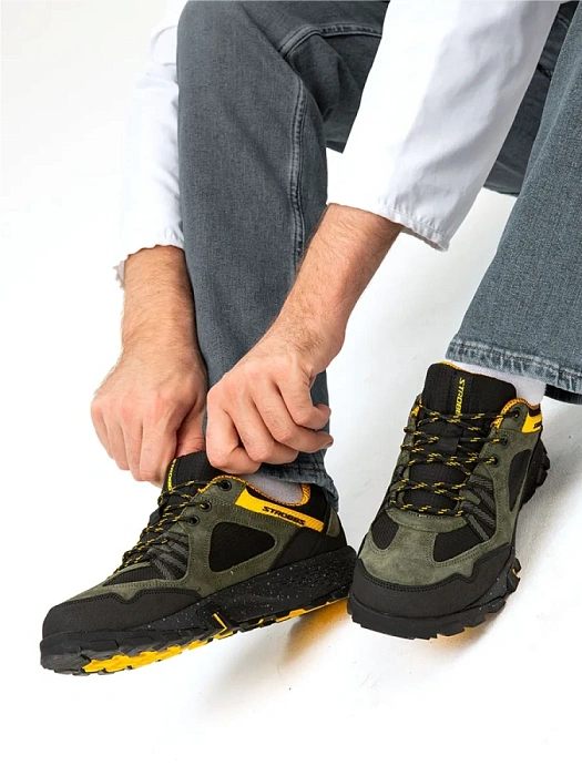 Мужские кроссовки STROBBS хаки, артикул C3458-19