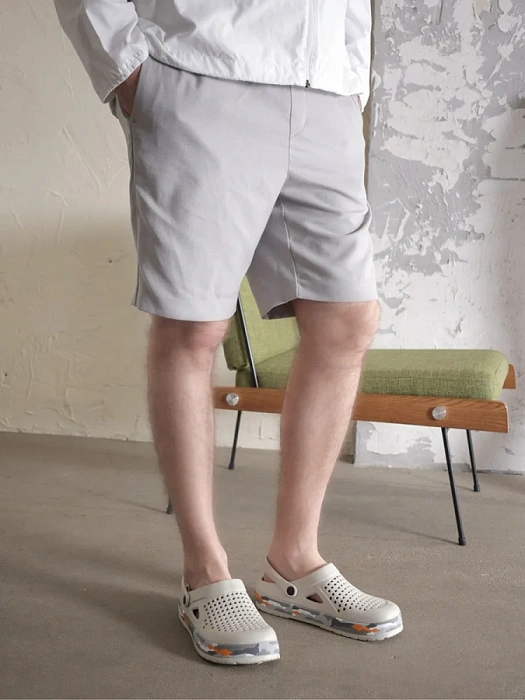 Мужские сабо BRUNO RENZONI  бежевые, артикул 437329/01-03BR