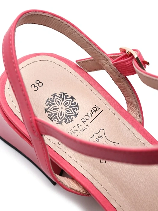 Женские босоножки  FEDERICA RODARI розовые, артикул 7E-3C904-896-Y222