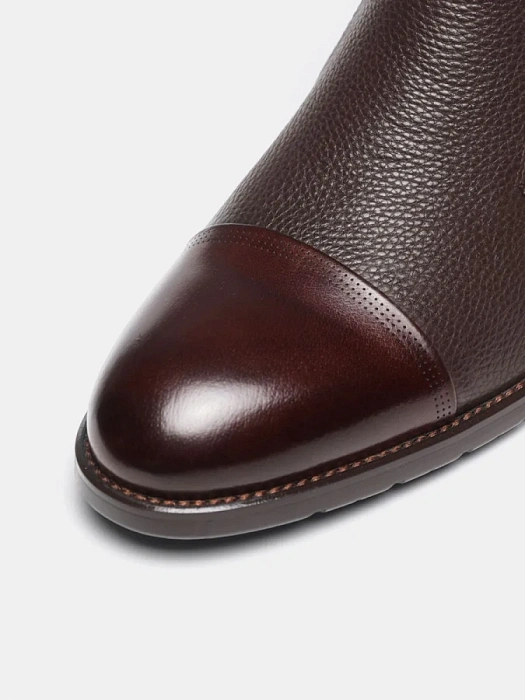 Мужские ботинки BRUNO RENZONI  коричневые, артикул 5332X-225B-R