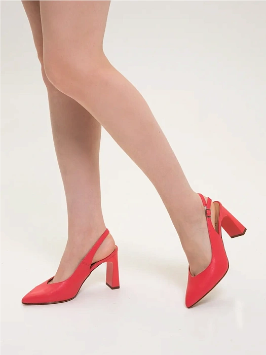 Женские слингбэки FEDERICA RODARI розовые, артикул 17E-ZH595-CT1-13Y