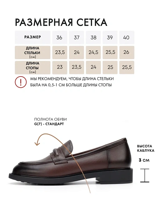 Женские лоферы FEDERICA RODARI коричневые, артикул 15E-A4002D-1