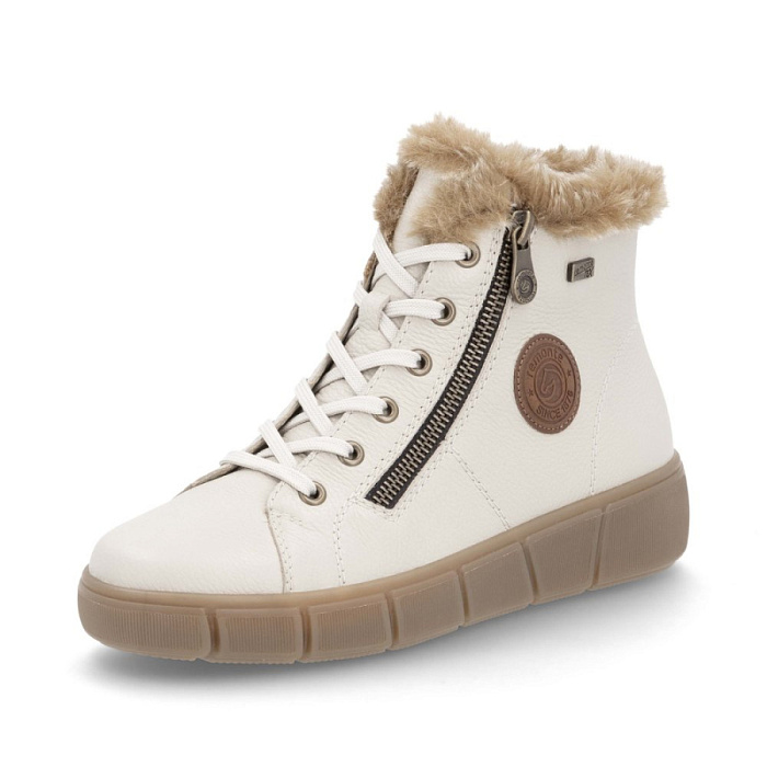 Женские ботинки REMONTE бежевые, артикул D1T72-60