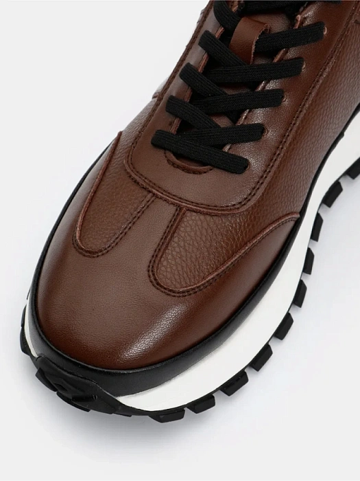 Мужские кроссовки BRUNO RENZONI  коричневые, артикул ZCA8982YT-2