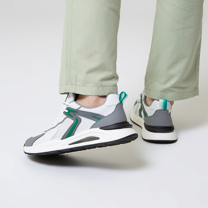 Мужские кроссовки BRUNO RENZONI  белые, артикул HG5005-8