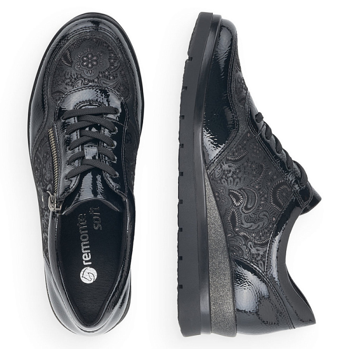 Женские туфли REMONTE черные, артикул R0701-03