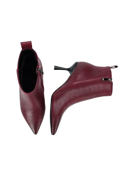Женские ботильоны FEDERICA RODARI бордовые, артикул 7E-3C593-837B