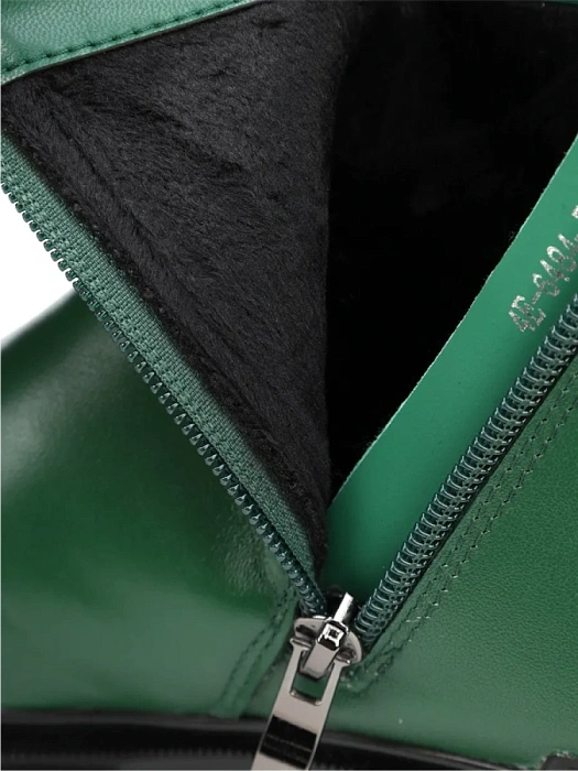 Женские ботинки basic FEDERICA RODARI зеленые, артикул 4E-6484-513