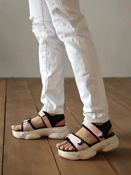 Женские сандалии Donna Daniella  розовые, артикул FL83_L0026-2A_PINK