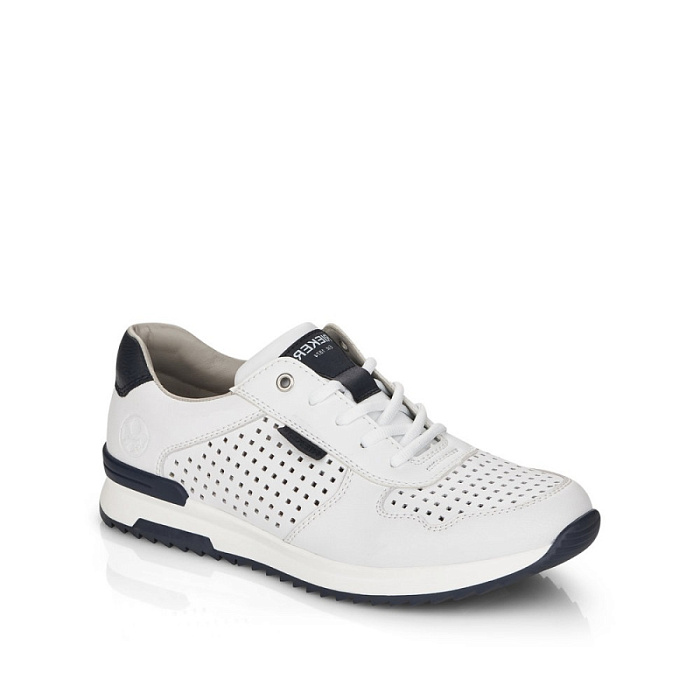 Мужские кроссовки RIEKER белые, артикул 16106-80
