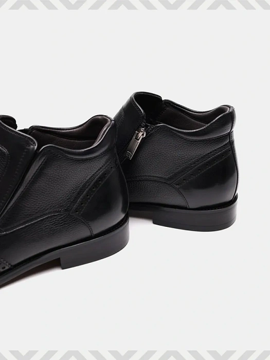 Мужские ботинки basic BRUNO RENZONI  черные, артикул YS971X-H07A-R