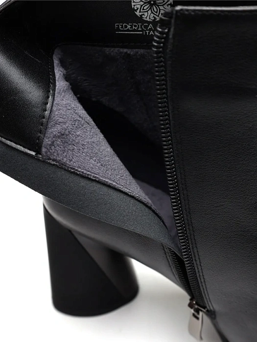 Женские ботильоны FEDERICA RODARI черные, артикул 38E-HF260-B237R1