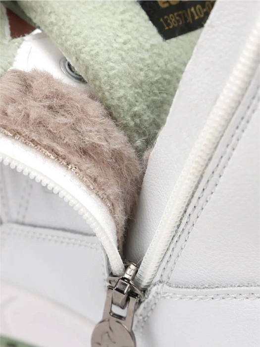 Женские ботинки basic eObuv белые, артикул 138573/10-02EB