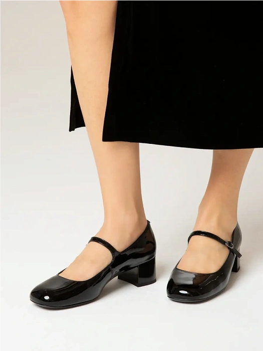 Женские мери джейн SOFIA-ALEXANDRA черные, артикул 38E-B059-H167D1