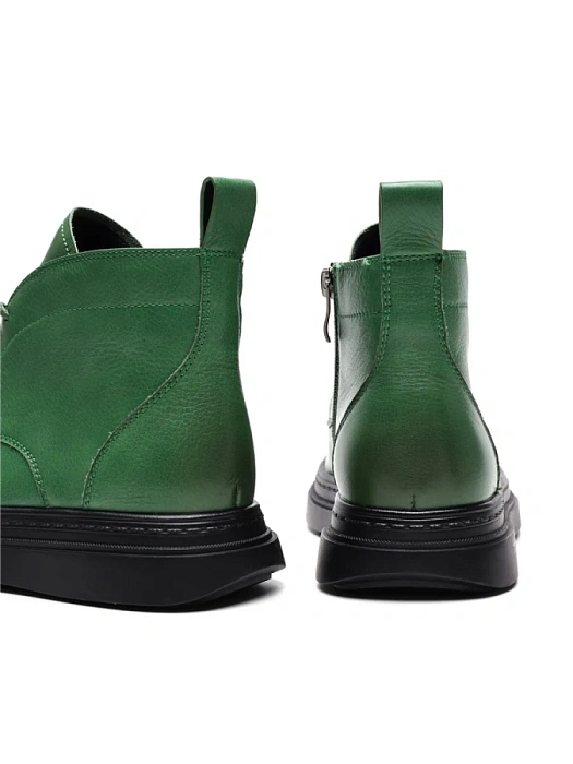 Женские ботинки FEDERICA RODARI зеленые, артикул 7E-4H480-4