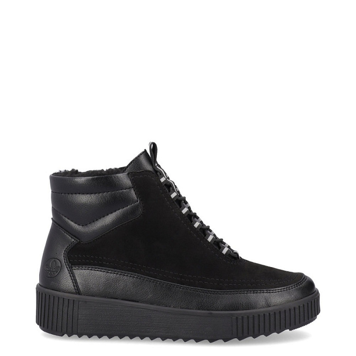 Женские ботинки basic RIEKER черные, артикул Y6455-00