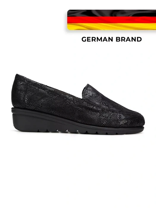 Женские туфли CAPRICE черные, артикул 9-24701-41-010