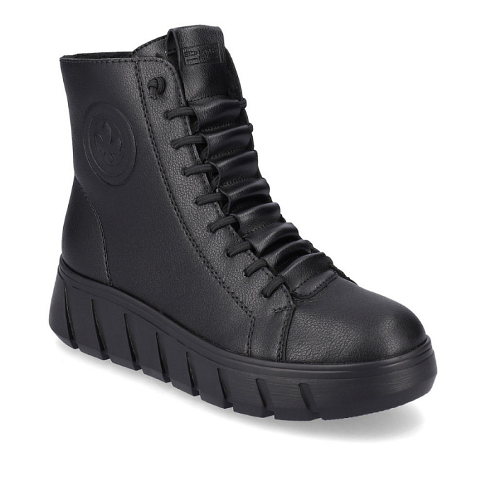 Женские ботинки basic RIEKER черные, артикул Y3550-00
