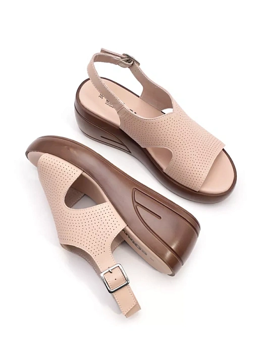 Женские босоножки  eObuv розовые, артикул 42E-2362-11B