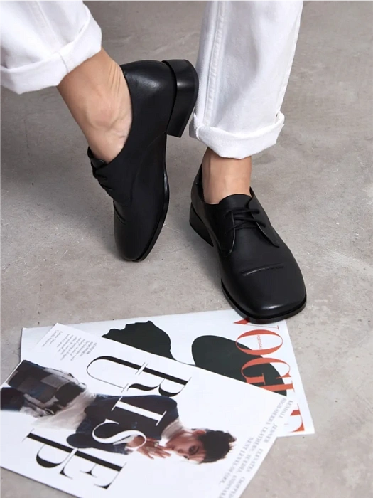 Женские туфли SOFIA-ALEXANDRA черные, артикул 38E-HF1279-6140D1-25W