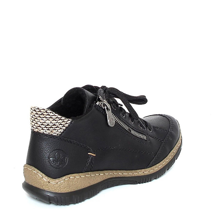 Женские кроссовки RIEKER черные, артикул N3211-00