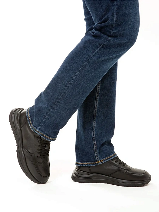 Мужские кроссовки BRUNO RENZONI  черные, артикул HM9885-1