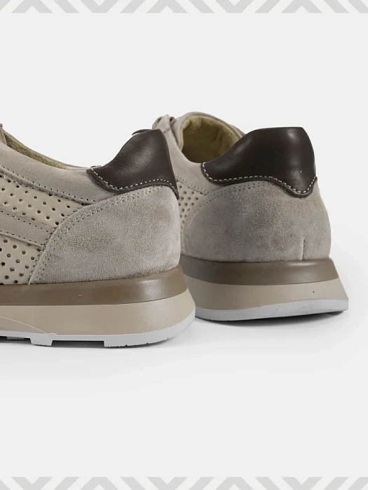 Мужские кроссовки BRUNO RENZONI  бежевые, артикул 035.466.24/32