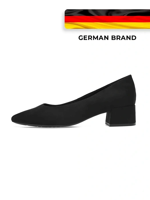 Женские туфли-лодочки MARCO TOZZI черные, артикул 2-22300-41-00B