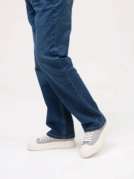 Мужские кеды BRUNO RENZONI  серые, артикул SY33012W-17